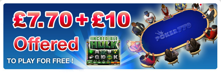 poker770 no deposit bonus